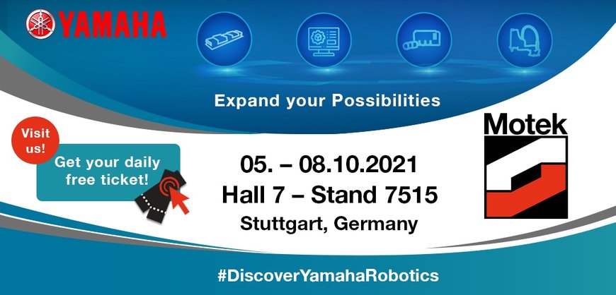 Yamaha présentera ses derniers robots d'automatisation industrielle au salon Motek 2021